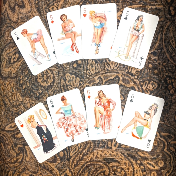 Vintage Darling playing cards - Picture 6 of 8